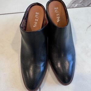 Kork-Ease Black Leather Men's Shoes